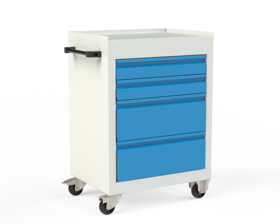 4 Çekmeceli Endüstriyel Dolap OST1001